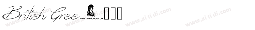 British Gree字体转换